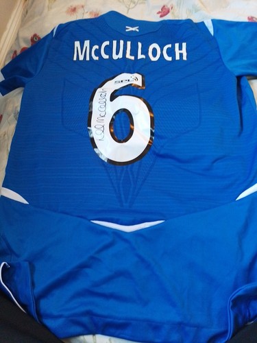 Lee mcculloch signed - mcculloch, rangers