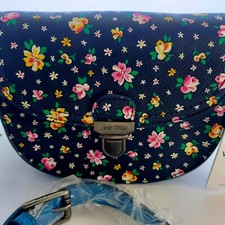 BNWT Jack Wills Ladies Stylish Everyday Cross Body Mini Floral Bag Black