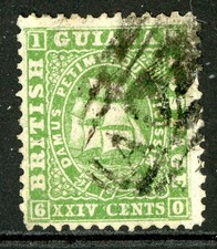 British Guiana  QV 24¢ Green