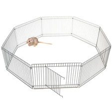 Small Pet Animal Metal Play Pen Run Guinea Pig Hamster Gerbil Mouse Enclosure