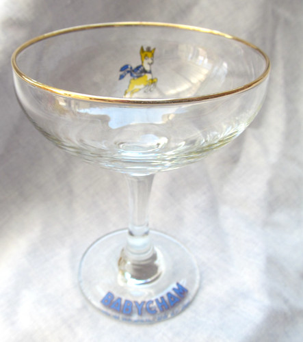 1970s babycham coupe glass - 1970s,