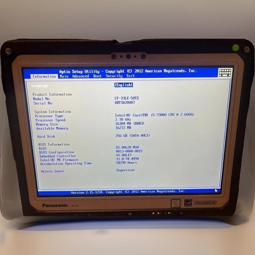 Panasonic toughpad i5 7 - 33,