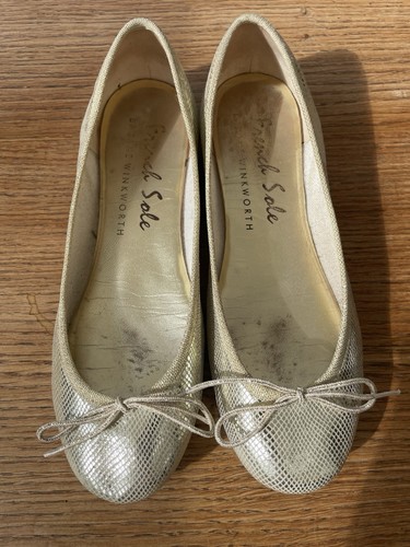 Women french sole - french, gold