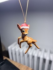 Vintage Grolier Disneys Bambi Christmas Tree Decoration - Boxed