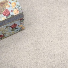 Light Grey Wool Twist Carpet
