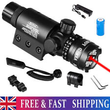 Red Dot Laser Sight Designator Tactical Air Gun Rifle Mount Hunting Scope Set ~·