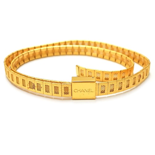 Chanel gold plated logo - plated,