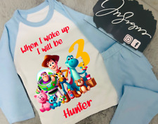 Personalised Toy Story  Theme childrens birthday pyjamas