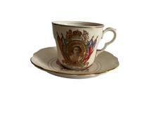Coronation Cup and Saucer 1953