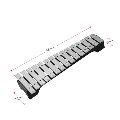 Note aluminum glockenspiel - aluminum,