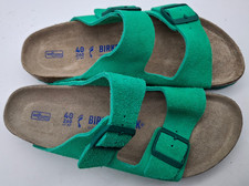 Birkenstock Emerald Green suede, soft footbed, Arizona - UK 7, EUR 40 Narrow