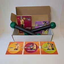 Zumba Total-Body Transformation Kit | Toning Sticks & Full DVD Program | VGC