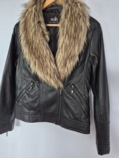 Wallis Ladies Black Faux