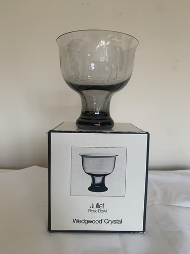 Wedgwood crystal horse - horse, etched