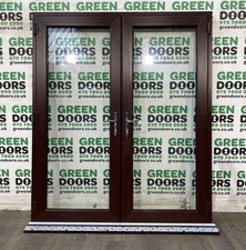 BROWN FRENCH DOORS ROSEWOOD