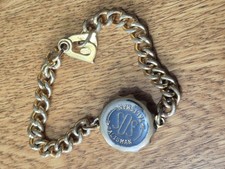 Vintage Gold Toned SOS Talisman Bracelet