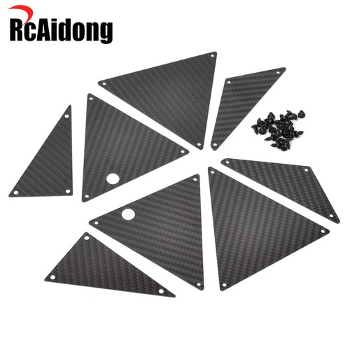 Carbon side inner chassis skid - side,