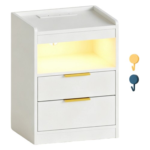 Mondeer led bedside table - table, with