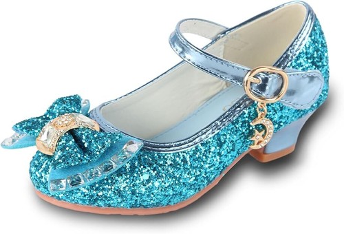 Girls low heels princess shoes - girls,
