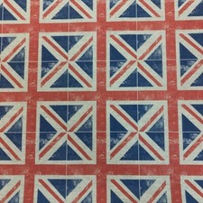 Retro Grid Union Jacks 100%