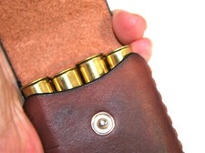Leather Ammo Pouch Shotgun