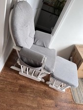 Nursing chair and footstool