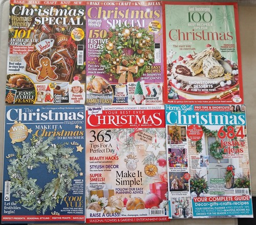 Christmas magzines job lot - christmas,