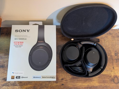Sony 1000xm3 wireless over - sony, wh-1000xm3