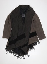 Zara Woman Brown Wool Blend