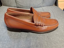 G.H Bass Weejuns tan brown leather loafers size 8/429
