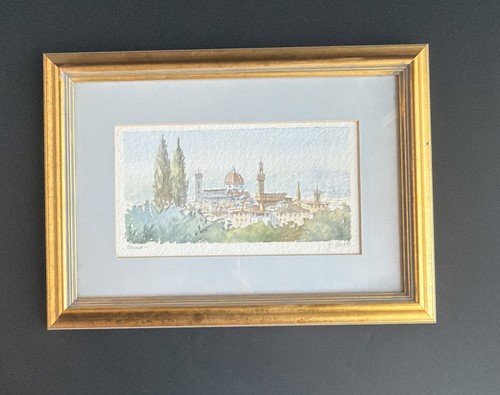 Original signed watercolor - original,