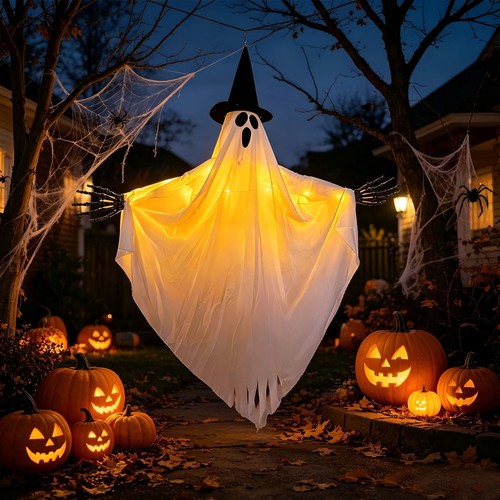 Halloween ghost skull - halloween,