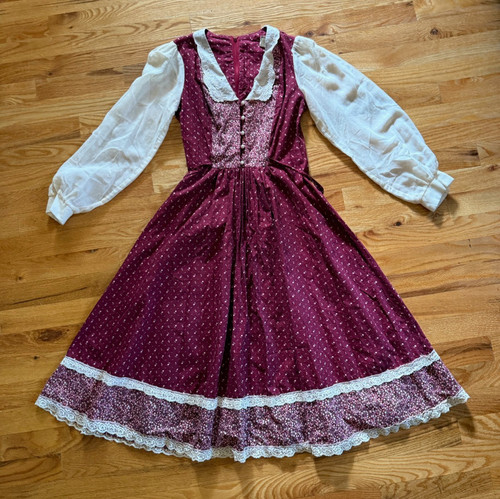 Vintage 1970 prairie floral - 1970's,