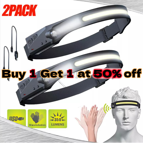 Led headlamp motion - led, sensor