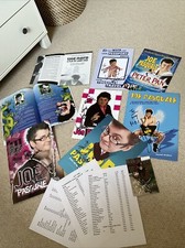 Joe Pasquale 8 Handsigned Theatre Programmes & Photograph, 3 Tour Pages