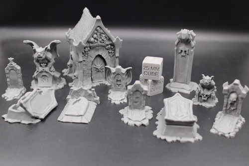 Tabletop terrain cemetery tomb - tabletop,