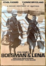 Boesman & Lena Athol Fugard 1973 Ross Devenish Anti Apartheid Cinema Film Poster
