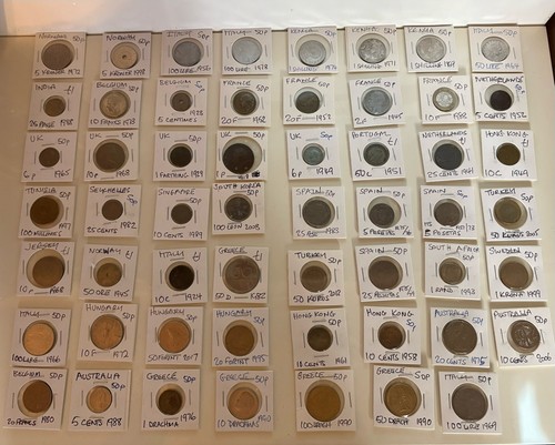 Collection foreign coins - collection,