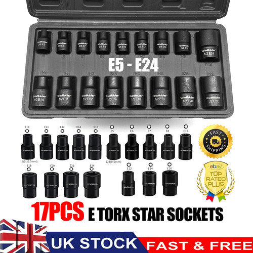 17peices winholder torx star - e,