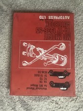 MG midget owners manuals