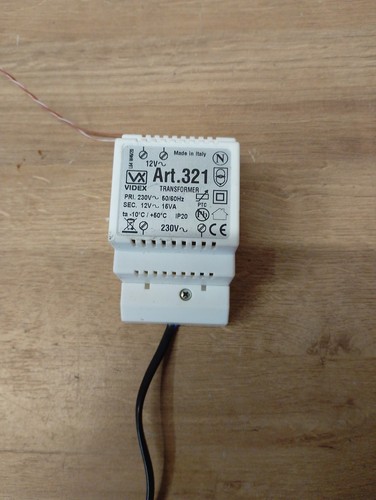 Videx intercom transformer - intercom,