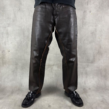 RALPH LAUREN Black Label Brown Waxed Jeans