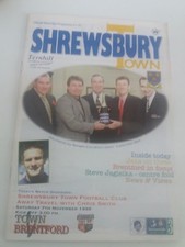 Shrewsbury Town v Brentford, 1998-99