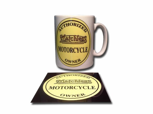 Matchless owner ceramic - ceramic, mug
