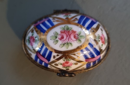 Rare porcelain hinged egg - porcelain,
