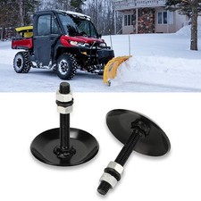 2pcs Snow Plow Blades Skid