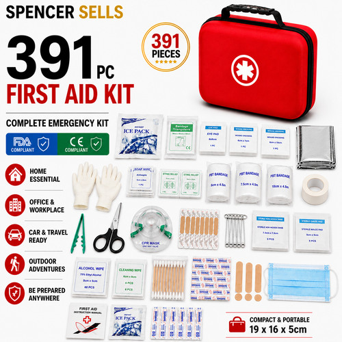 391pcs first aid kit medical - 391pcs,