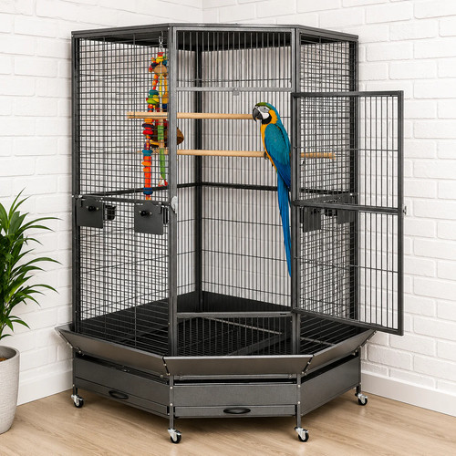 Large corner parrot - large,