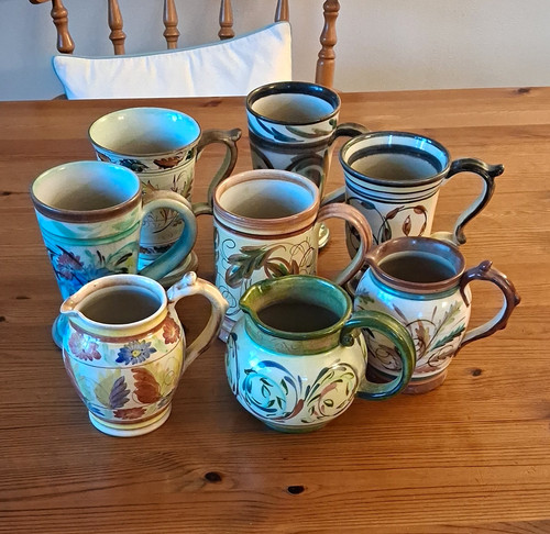 Denby tankards all signed by - denby,