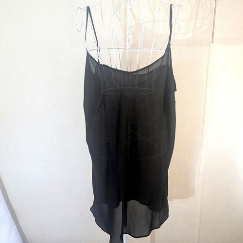 Black sheer spaghetti - sheer,